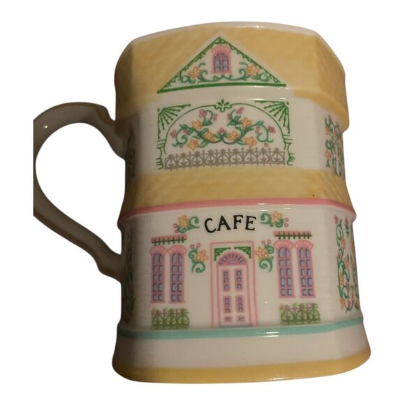 Set of 7 1992 Vintage Lenox Spice Village Coffee Mugs Pre-Owned EUC - Picture 4 of 6